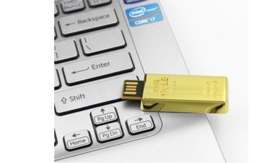 USB-НАКОПИТЕЛЬ 64 ГБ GOLD BAR WEALTH 24H PR