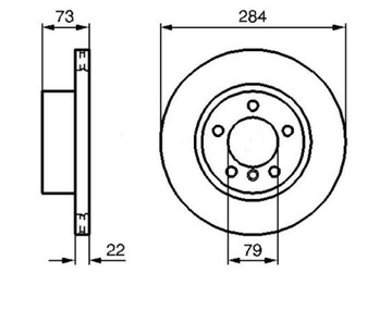 MIKODA 0432 GT ДИСКИ, КОЛОДКИ BMW 1 E81 E87 передние