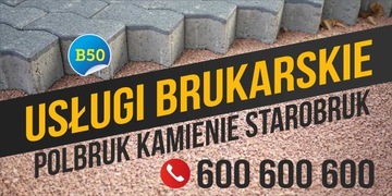 Baner Reklama - Usługi brukarskie 2,5x1,25m Szyld