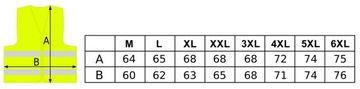 ДОРОЖНЫЙ СВЕТООТРАЖАЮЩИЙ ЖИЛЕТ С ПОЛЬСКИМ ПРИНТОМ ЖЕЛТЫЙ M