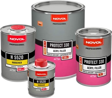 АКРИЛОВАЯ ГРУНТОВКА NOVOL PROTECT 330 1л СЕРАЯ 434