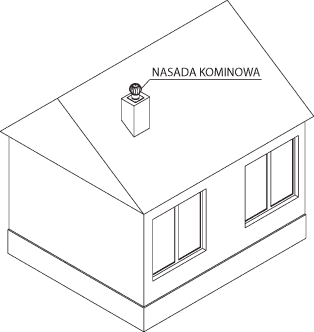 Nasada kominowa wciskana TURBOWENT fi 300 mm