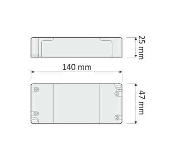 Zasilacz LED transformator 24W Design Light 12V