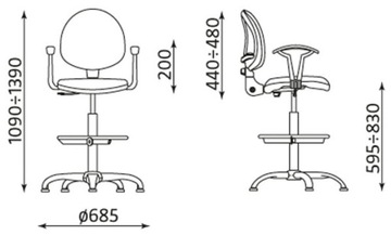 Вращающееся кресло Smart Ring Base Цвета