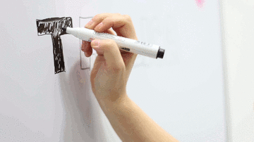Biały flipchart 70x100 magnetyczny suchościeralny