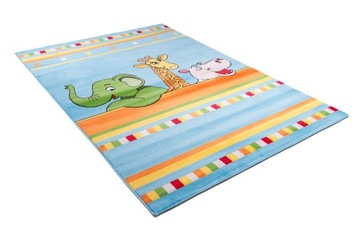 КОВЕР FUN KIDS 120x170 KIDS Elephant Giraffe 760bl