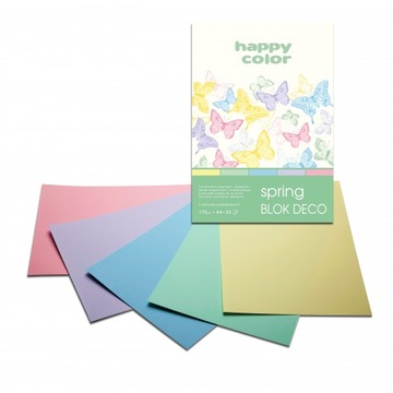 БЛОК БУМАГИ HAPPY COLOR SPRING COLOR A4/20K