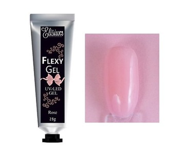 Elisium FlexyGel UV/LED GEL Builder Gel Rose 25г