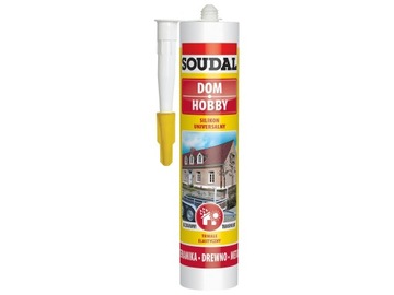 Soudal универсальный силикон, бесцветный, 280 мл.