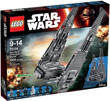 LEGO STAR WARS 75104 КОМАНДНЫЙ ШАТЛОН КАЙЛО РЕН 24 часа