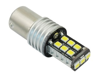 Лампа Py21W 15 светодиодов 2835 SMD Bau15s R5W ДНЕВНОЙ СВЕТ