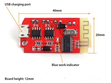 Усилитель мощности Bluetooth USB FV 2x3 Вт