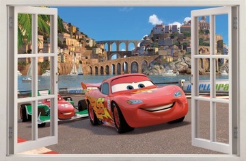 НАКЛЕЙКИ НА НАСТЕНУ Машинки ЗИГЗАГ CARS 12 115x75 см