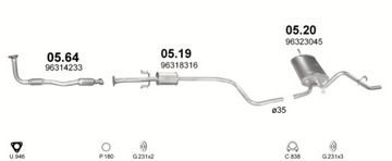 Замена катализатора на Дэу Матиз 0.8