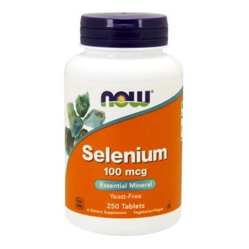 NOW FOODS Selenium - Селен 100 мкг (250 таблеток)