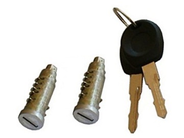 Замок вставка дверь левая + правая vw transporter t4 комплект вкладышей bębenków фото №1