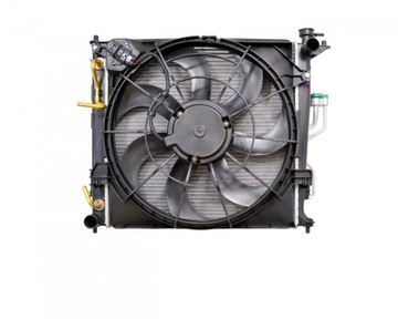 Комплект радіаторів вентилятор kia sportage 1,7 2,0crdi at 10 11 12- фото №1