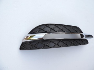 Правая решётка бампер mercedes cklasa w204 рестайлинг led фото №1