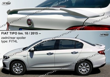 Спойлер спойлер do fiat tipo sedan 10/2015 фото №1