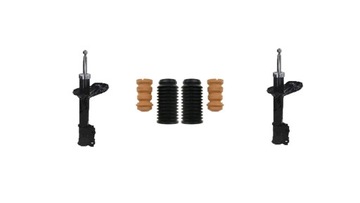 Амортизаторы зад hyundai accent 2000-2005 +защита фото №1