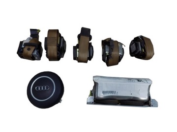 Audi a8 d3 подушка безопасности ремни натяжители оригинал комплект фото №1