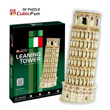Головоломка 3-дверный кривая башня pisa cubicfun da-01056, фото