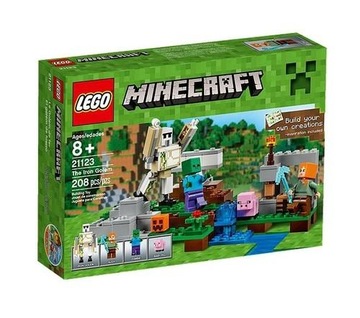 Lego minecraft 21123 zelazny golem, фото