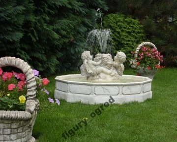 Fountain garden amorki+ pool+ pump new, фото