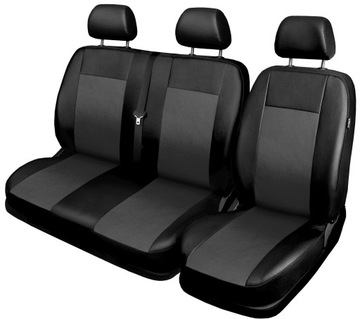 Ford transit vw lt crafter fiat ducato 2+ 1 covers automotive eko skin, фото