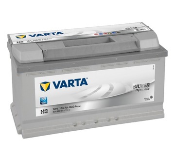 Аккумулятор varta серебро h3 100ah 830a, фото