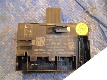 Vw sharan 2012 - 2013 block left door 7n0959793f, фото
