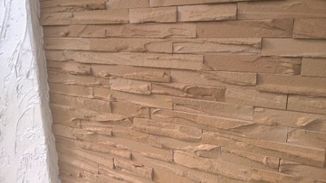 Panels wall panel wall-mounted stone facade external light 3-door, фото