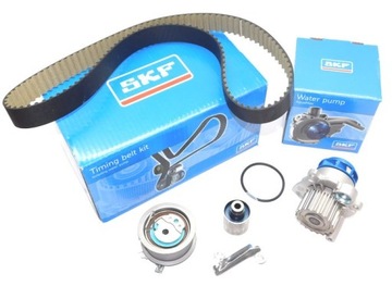 Skf vkmc 01250 - 2 pump water+ gm belt kit, фото