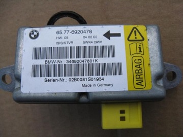 Блок датчик подушка безопасности bmw e65 6920478, фото