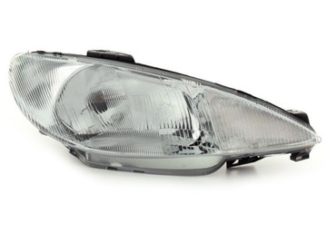 Depo peugeot 206 98- headlight lantern new right, фото