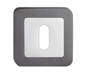 Inner handle metal - bud square sign, фото