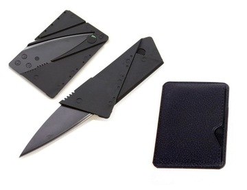 Complicated knife to wallet map+ leather cover survival to survival, фото