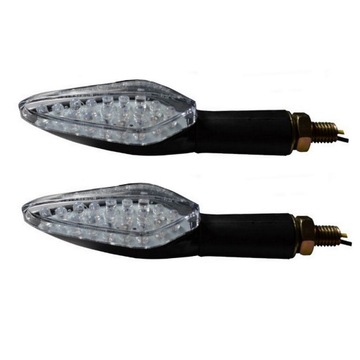 Led backlight turn signals 2 pieces honda kawasaki suzuki, фото
