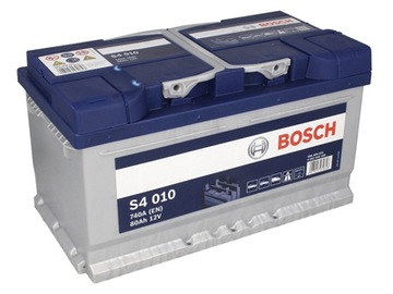 Аккумулятор bosch серебро s4 80ah, фото