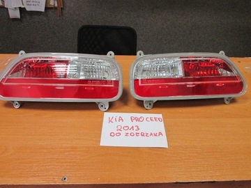 Фара фонаря задняя заднего бампера kia proceed 2013 год, фото