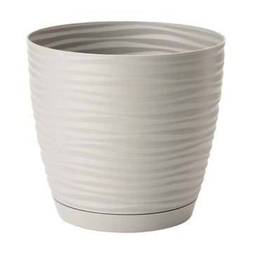 Flowerpot з stand 17 centimeters casing sugars gray parapetowka flowerpot 7684, фото
