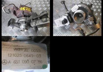 Turbocharger mercedes b-class 246 1, 8 6510900786, фото