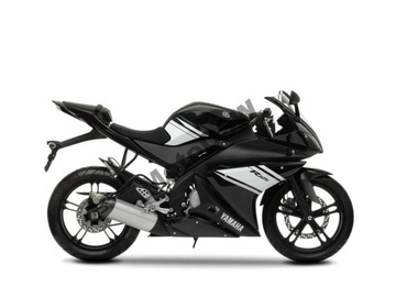 Yamaha yzf r125 stickers sticker 2009 black, фото