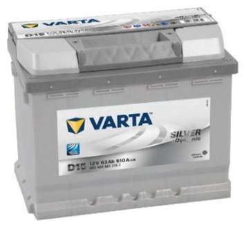 Battery varta silver 12v 63ah 610a d15_, фото