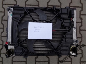 Bmw e60 рестайлінг радіатор радіатори комплект 530d man, фото