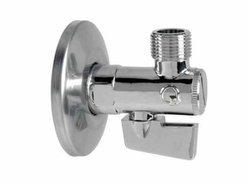 Valve ball angular 1/ 2x3/ 8 with filter betarees washing machine dishwashers, фото