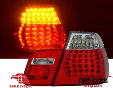 Фонари задние bmw 3 e46 led подсветка светодиодные седан e 46, фото