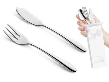 Amefa 12 cutlery stainless steel thick 1120 cuba complete ryb 6 places knife plug, фото