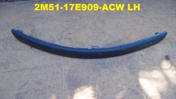 Ford focus 1 overlay left on bumper front, фото