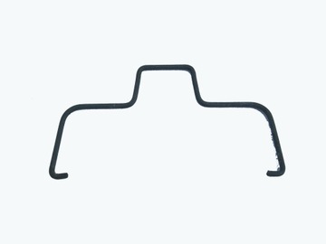 Защелка dekielka фонаря перед fiat panda 03-12, фото